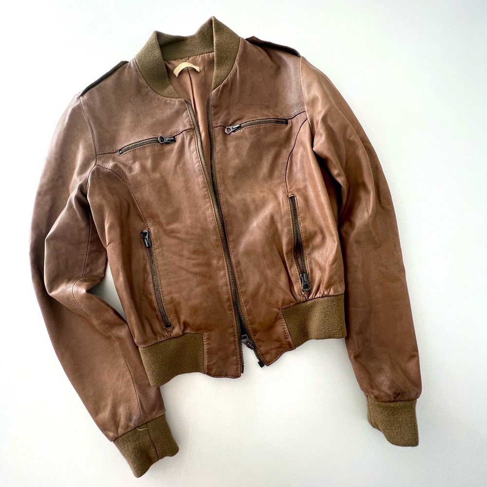 Leather jacket